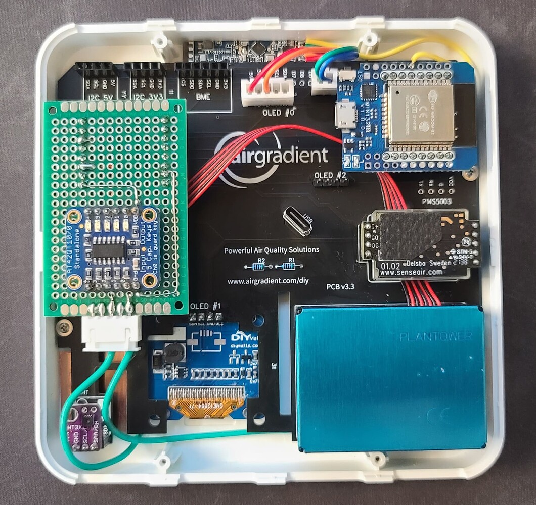 Air Gradient Pro with mmWave sensor (LD2410) and Touch Sensors for ...