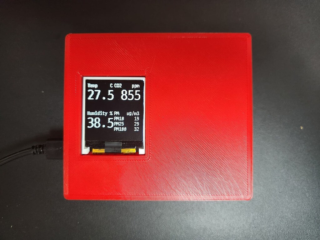 Airgradient Display Adapter for larger display Hardware extensions